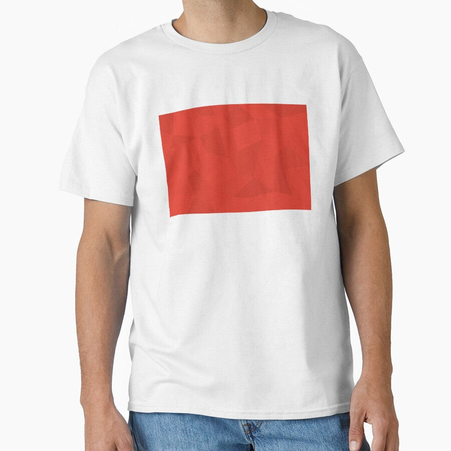 Red, cool, trendy, urban, modern geometric illustration by theendup