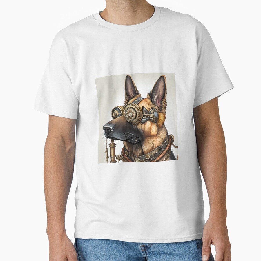 STEAMPUNK STYLE GERMAN SHEPHERD DOG by cubiask