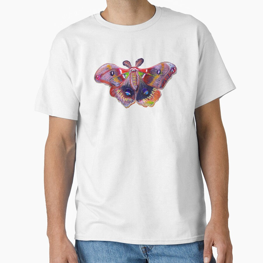 Colorful Moth - Black by Negin Mf Designs
