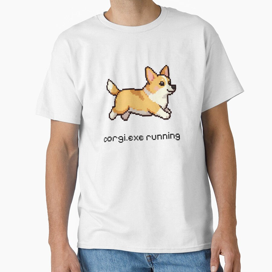 Running 8‑Bit Corgi Sprite Design by BitPlease