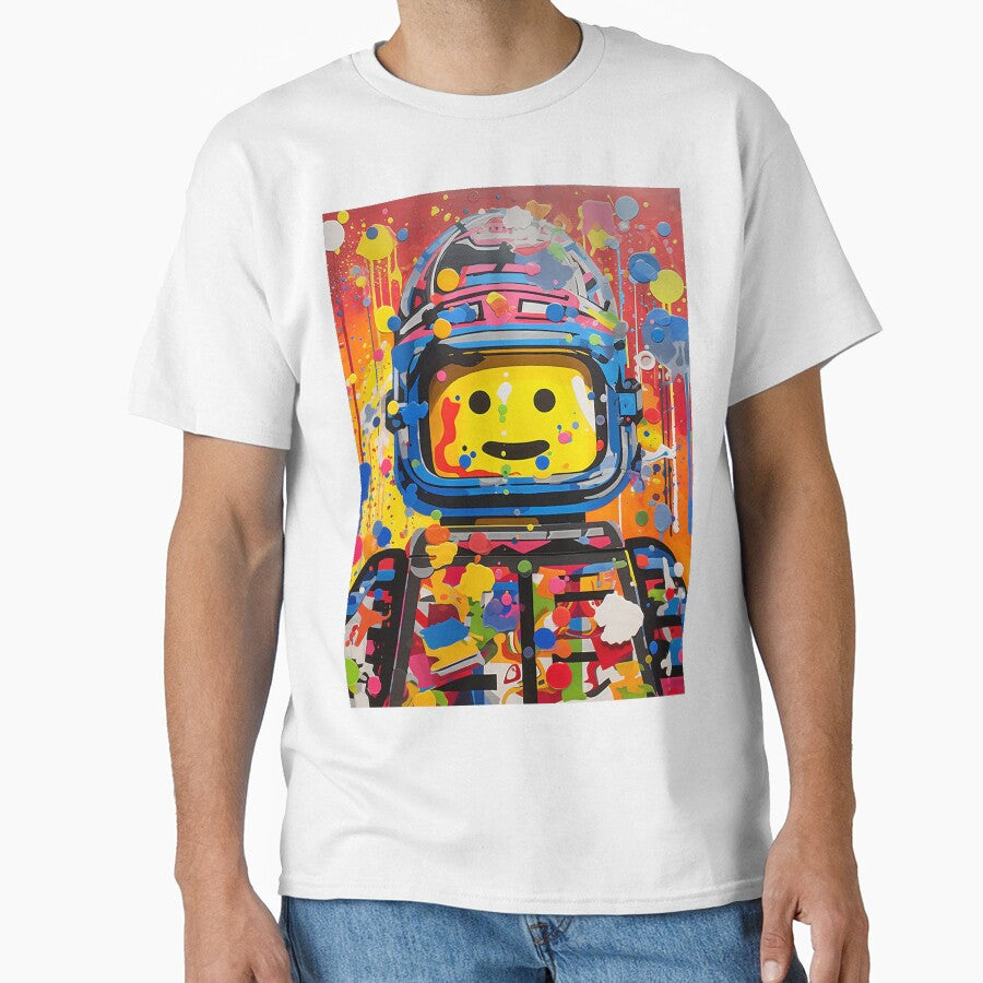 Colorful space man by cobblzstudio