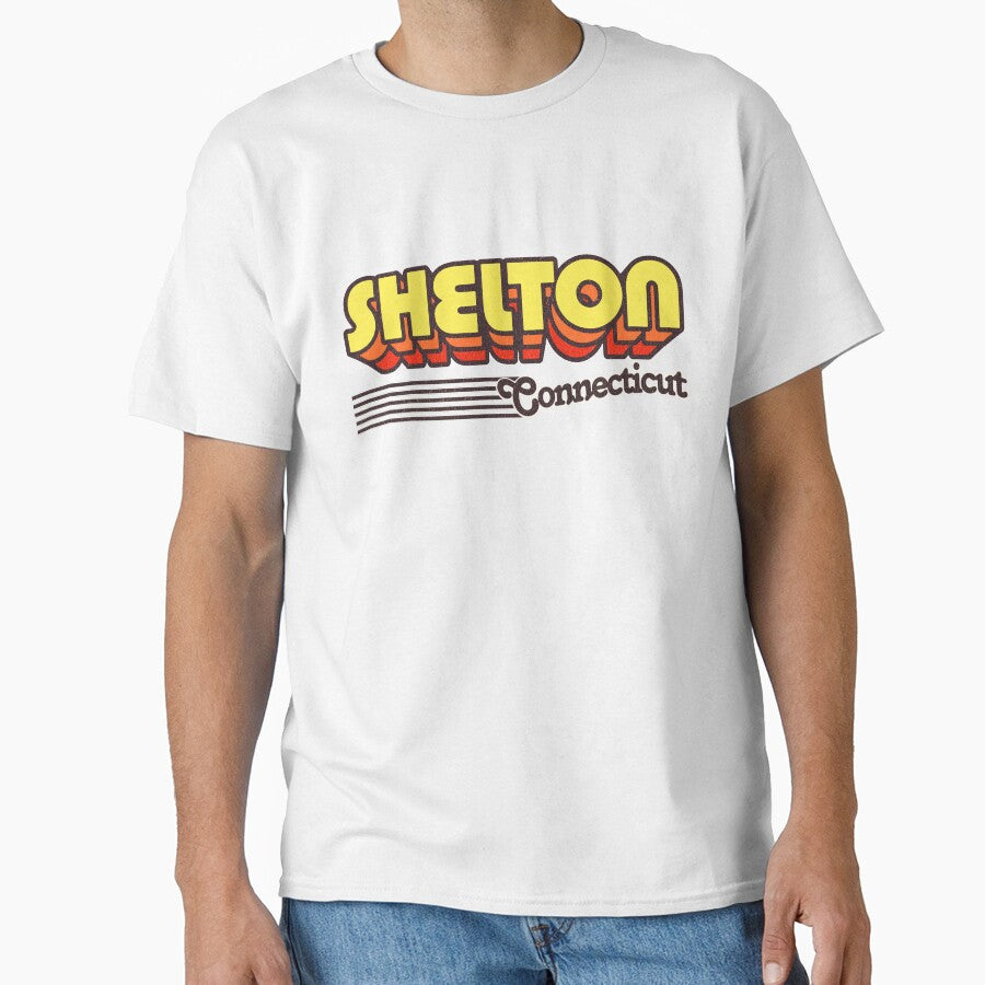 Shelton, Connecticut | Retro Stripes by retroready