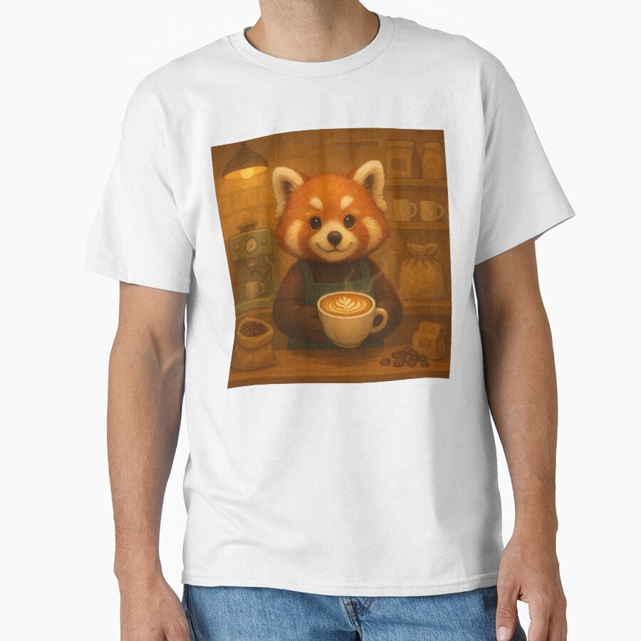 Red Panda Barista by MadeByACJ