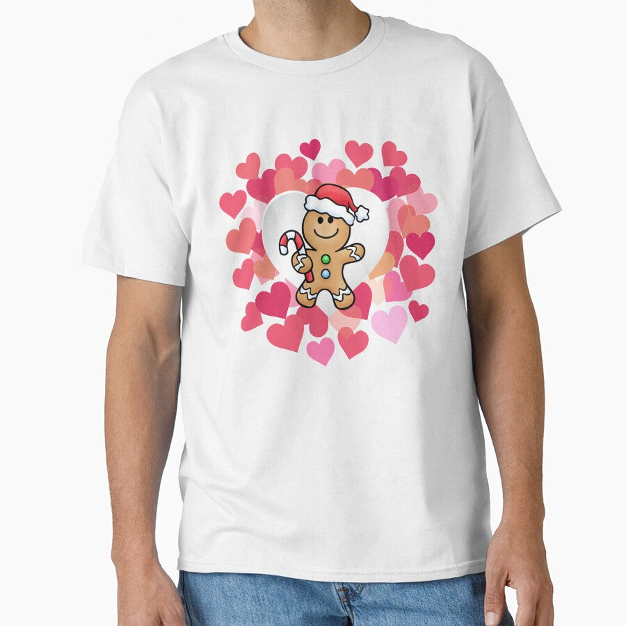 Funny Gingerbread Christmas Xmas Love Gift Novelty T-Shirt by Bendthetrend