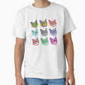 Pixel Tabby Cat Pop Art by meltdwn designs