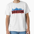 Boston Massachusetts City Tourist Casual Vintage T-Shirts by Zavola