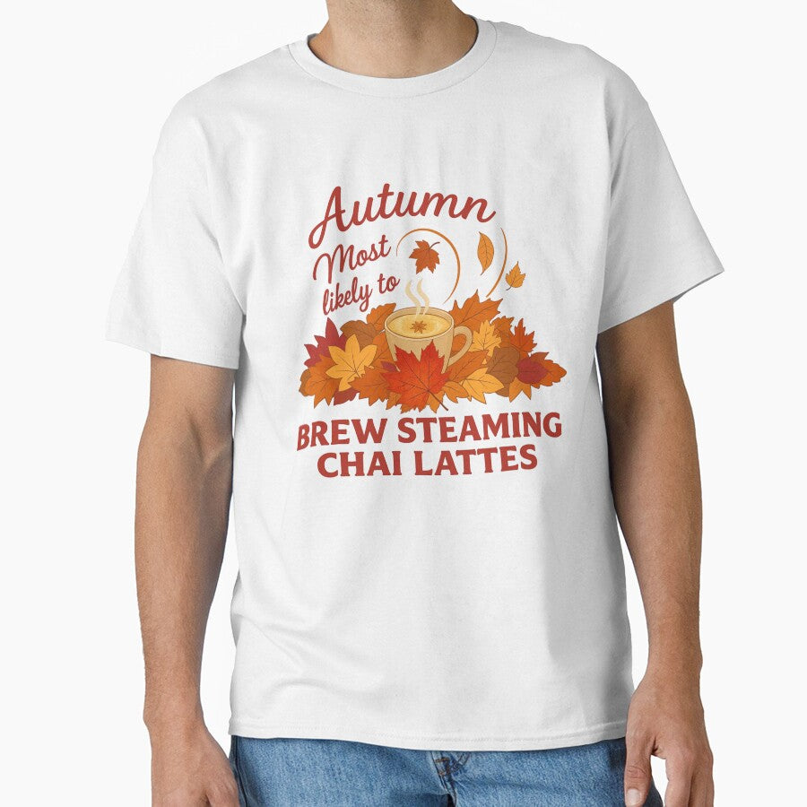 Autumn - most likely to - BREW STEAMING CHAI LATTES by Pawethic Prints Studio
