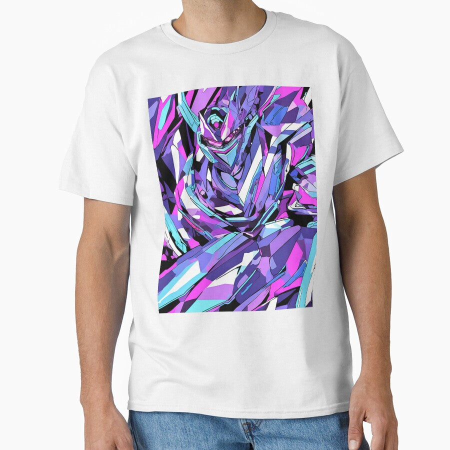 Cyber Futuristic Robot Abstract Geometric Art by CamouflageLab