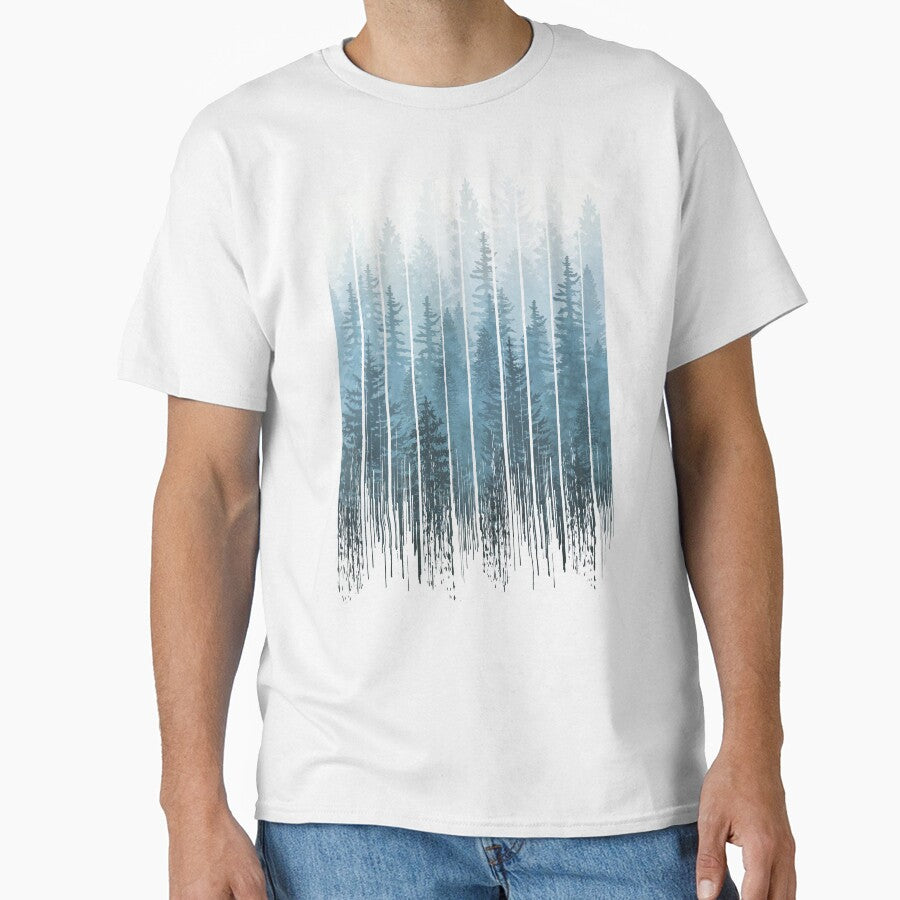 Grunge Dripping Turquoise Misty Forest by maryedenoa
