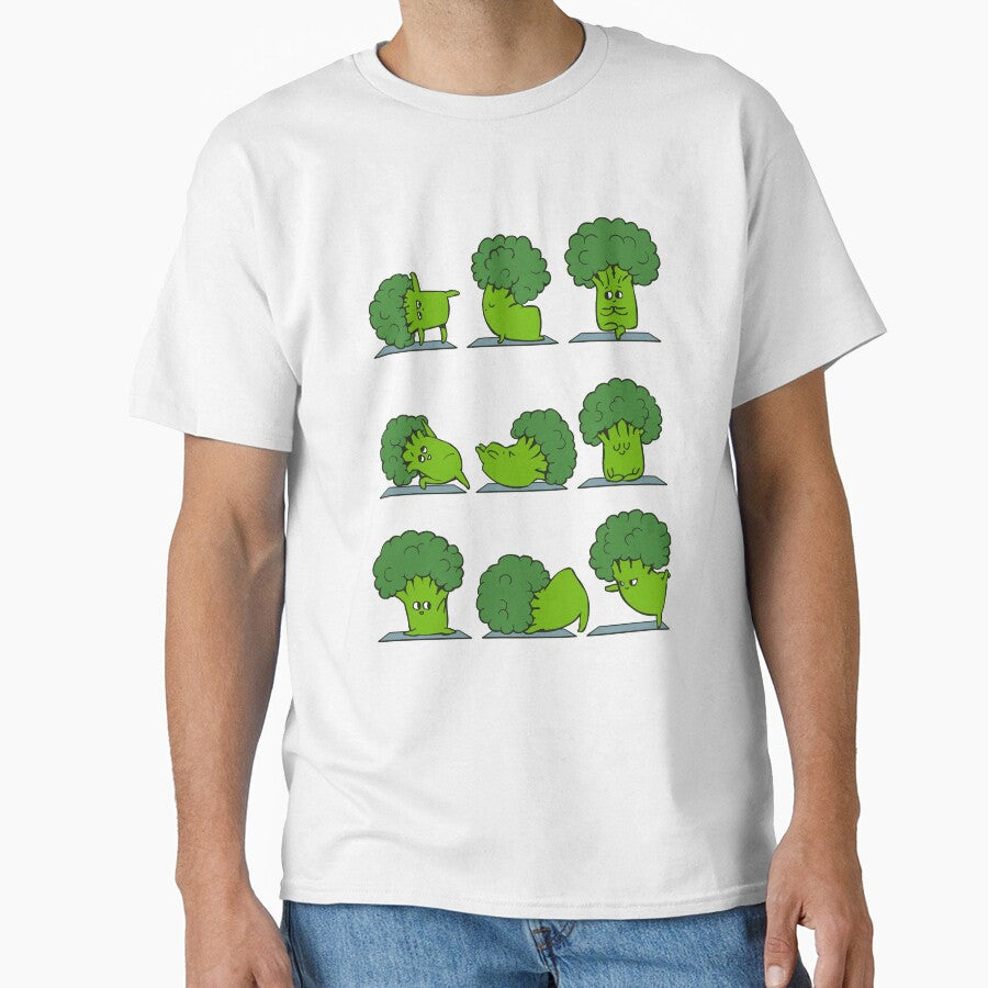Broccoli Yoga by Huebucket
