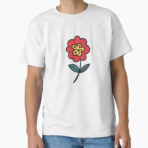 A RED FLOWER 60'S POP ART STYLE by infinitearte