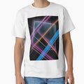 Digital Glitch Geometric Abstract Art by The Eva Creation