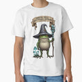 Frog Wizard of the Mossy Forest – Goblincore Fantasy Frog by Mythic Ink Studio
