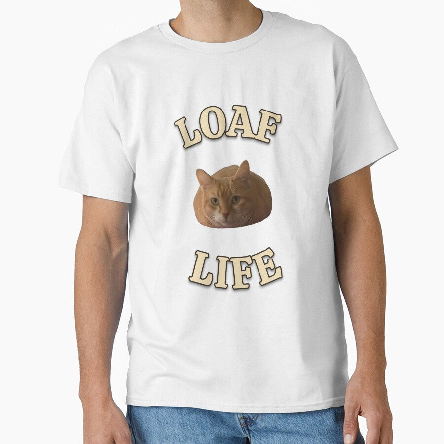 Loaf Life: The Only Tough Thing is Getting Up (Curved Text Edition) by MB-CatPrints