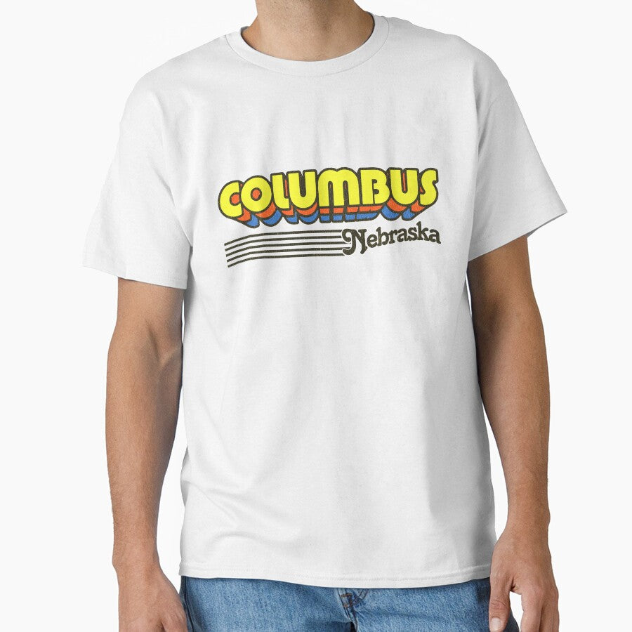 Columbus, Nebraska | Retro Stripes by retroready