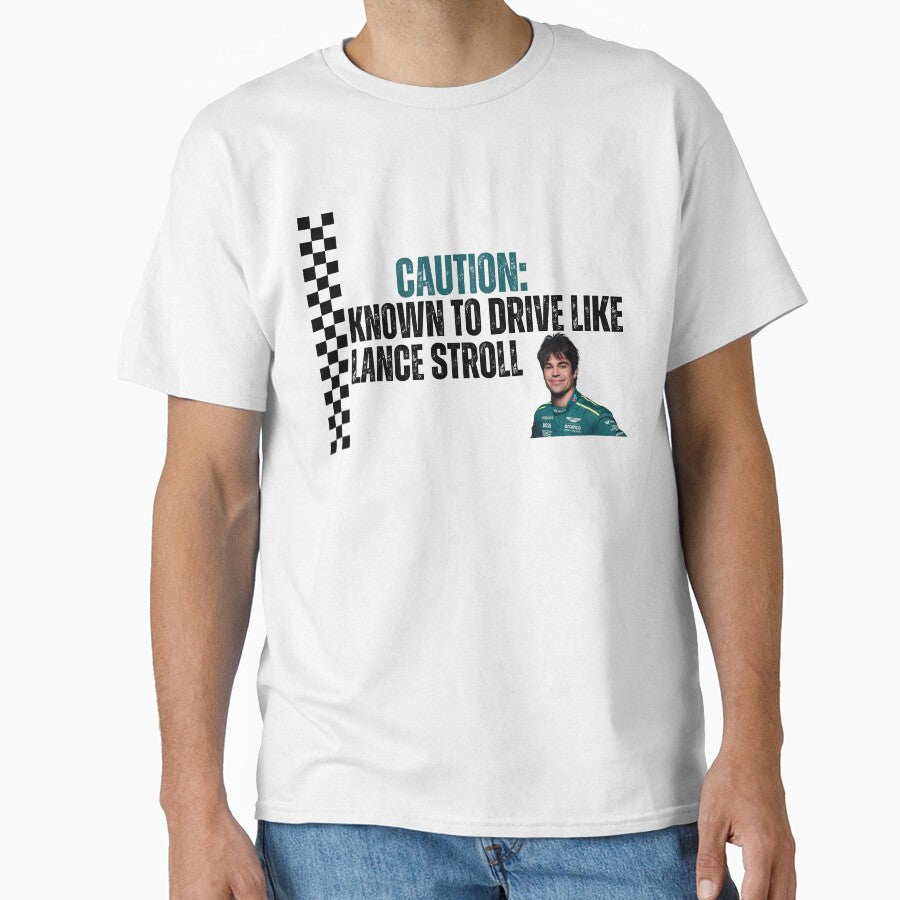 Caution: Known to Drive Like Lance Stroll F1 Bumper Sticker by MAISONDEPODIUM