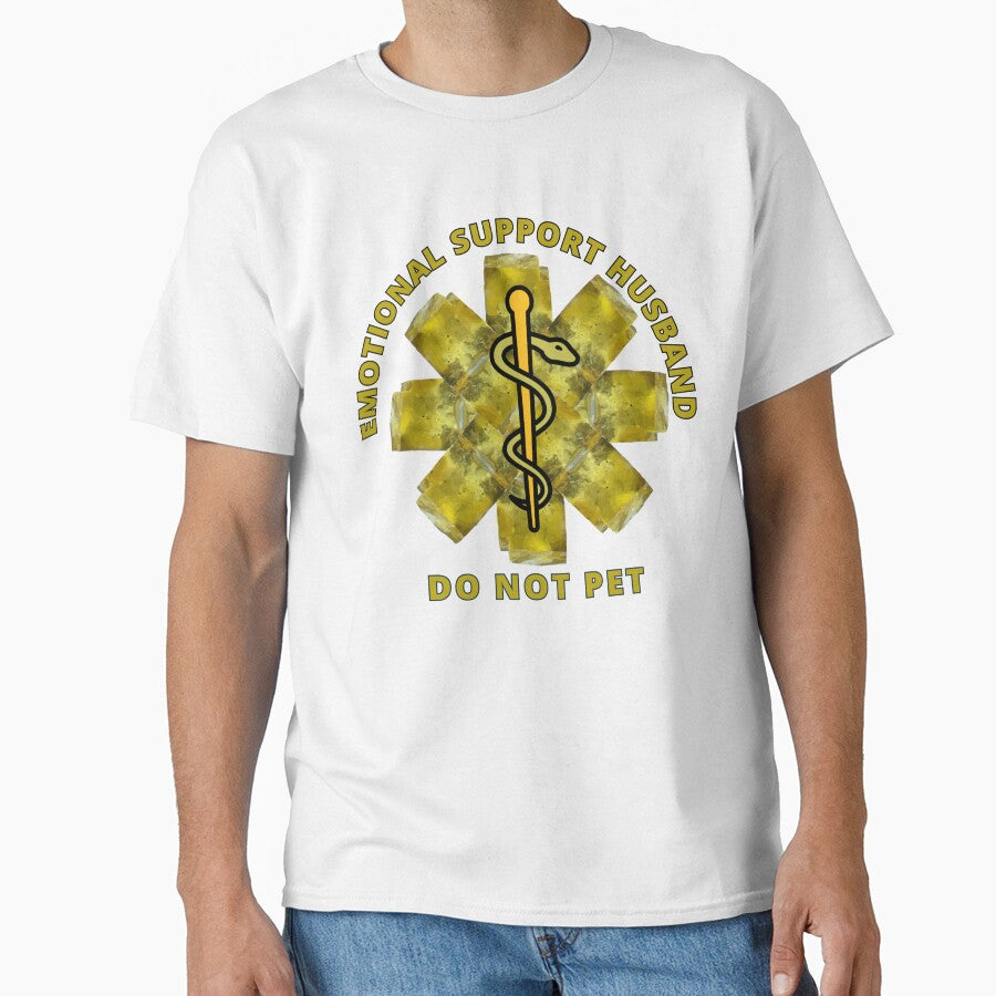 Emotional Support Husband Do Not Pet Fluorite Powered Design by ArtDesignTp
