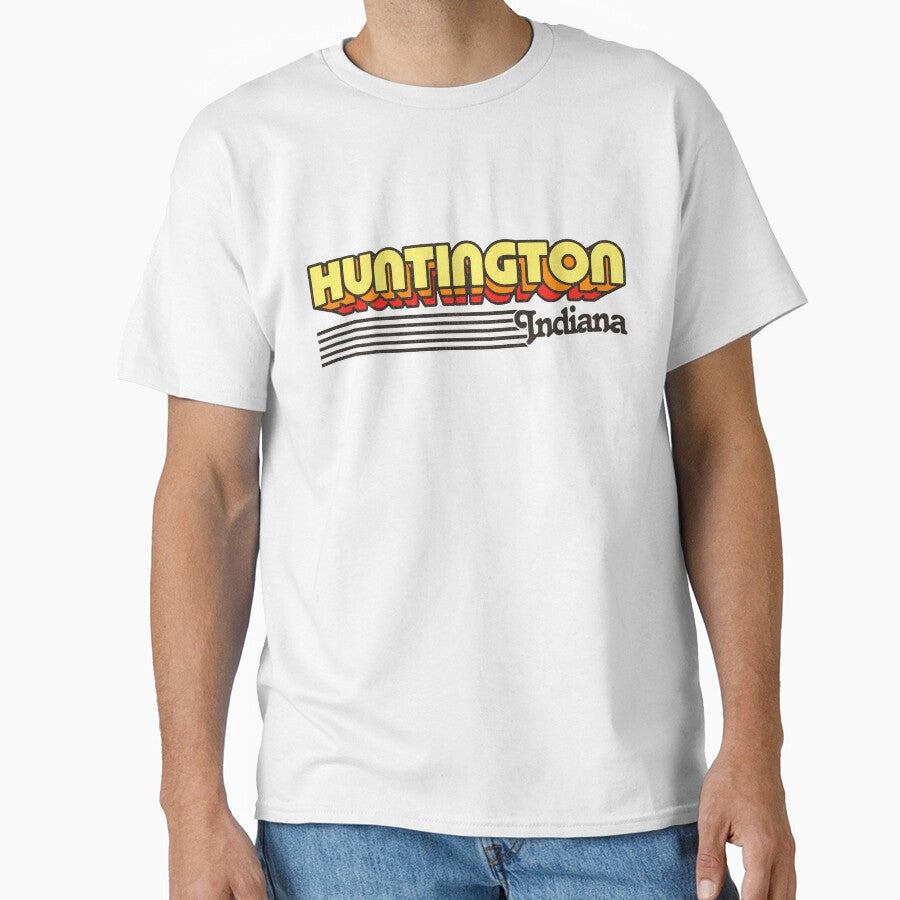 Huntington, Indiana | Retro Stripes by retroready