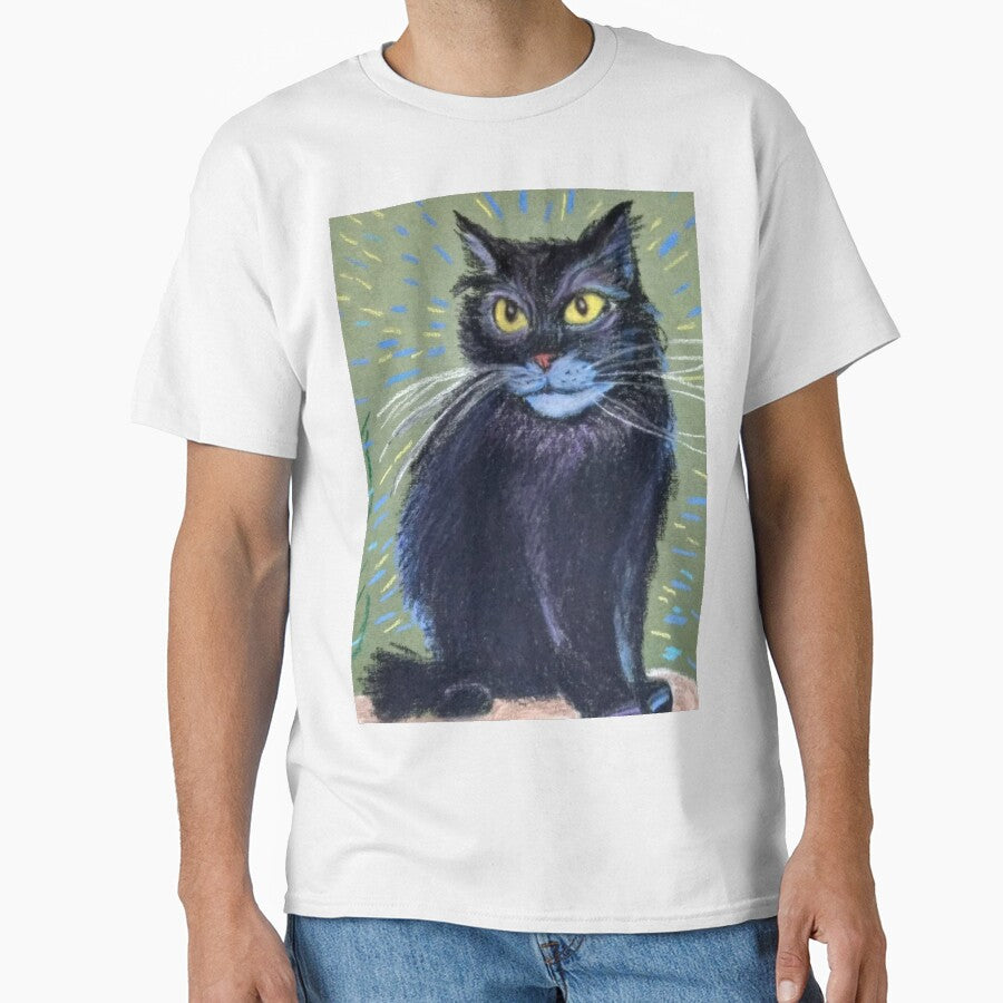 Black Cat. His name is Bayun. The personage from fairytales.The fairytales of this cat are healing. by MariaSibireva