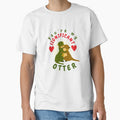 Romantic Otter Holding Hands Animal Drawing Otter Lovers Heart by tengamerx