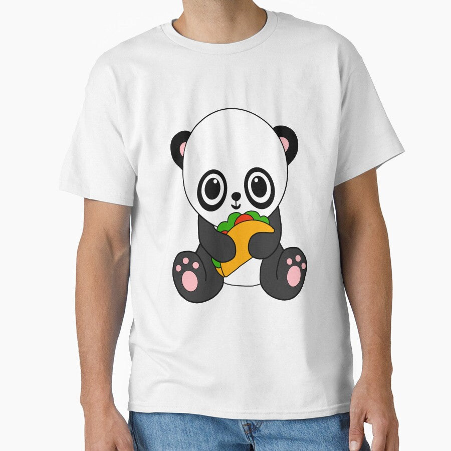 Funny Panda Bear Eating A Taco by SouthernDesigns