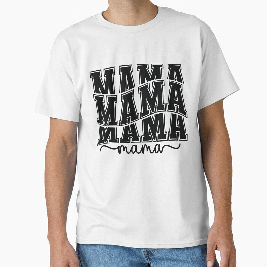 Mama Mama Mama Mama - Mom Quotes Retro Vintage Aesthetic Cute Motherhood Mother Day Gift by FuzionRaptor