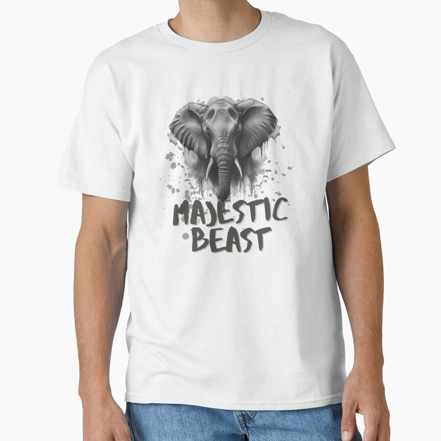 Majestic Beast: Elephant Wildlife Design by PollyTx