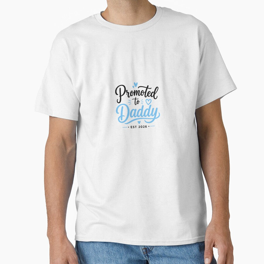 Promoted to Daddy Est. 2026 | First-Time Dad | New Dad Pregnancy Announcement Gift by MakeMemoryStore