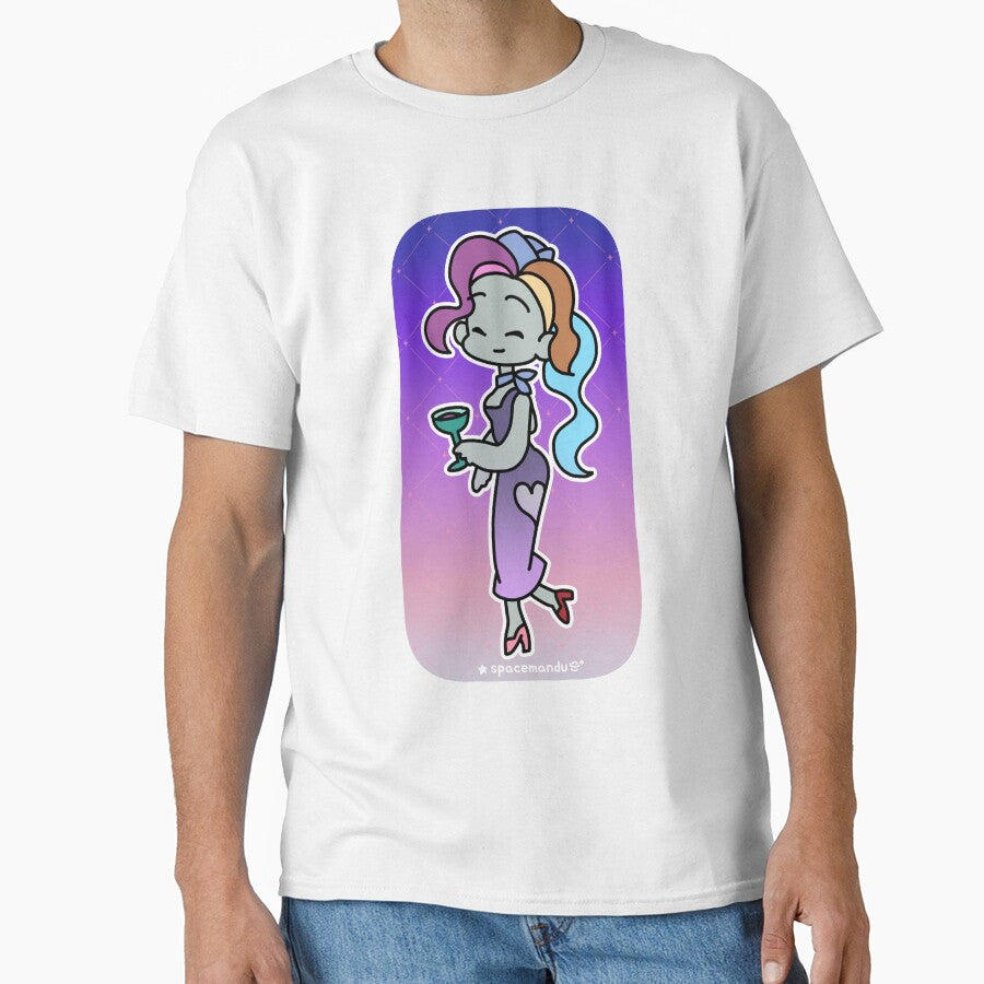 Spaceship attendant by space-mandu