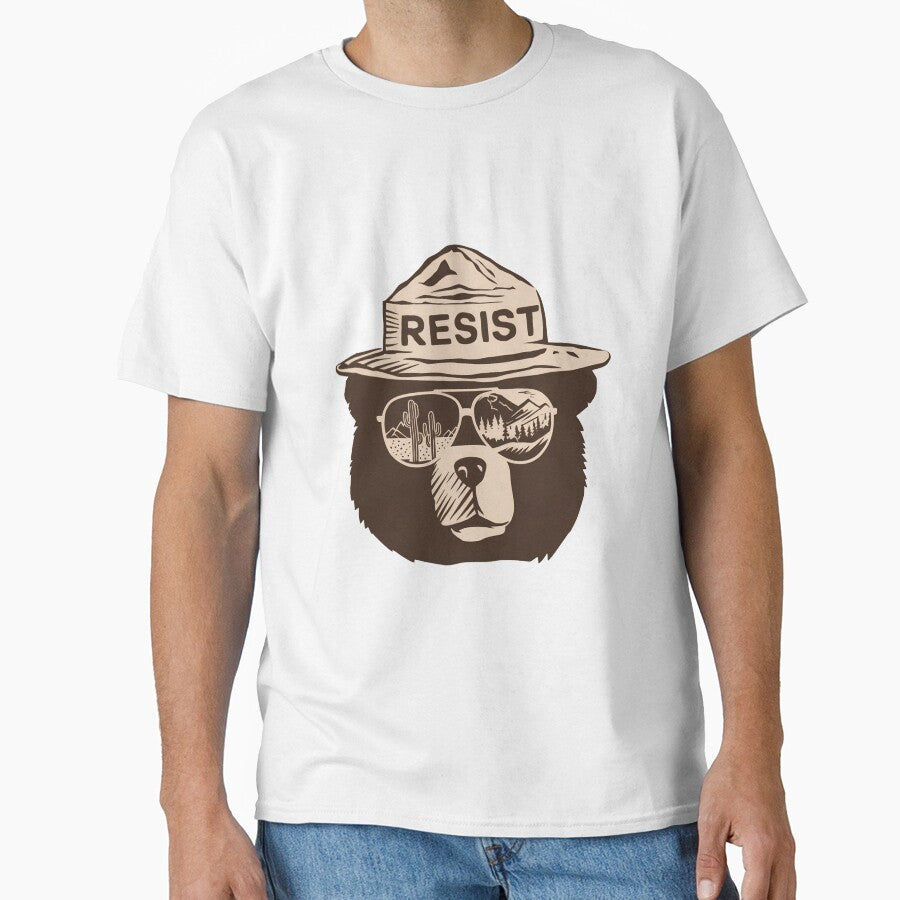 Protect our national parks - smokey the bear Resist and hands off our forests by SkeletonsDanger