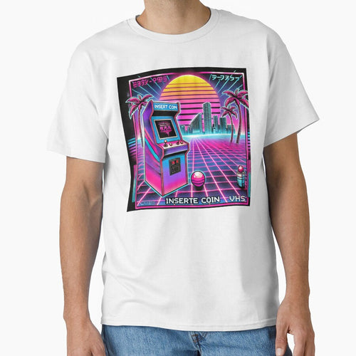 "Retro Arcade Dream - 90s Vaporwave Aesthetic" by Younes.Art