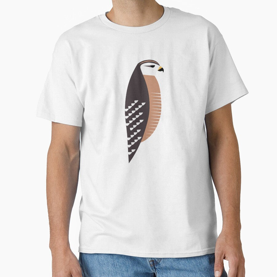 Minimalist Red-shouldered Hawk by jspiggle