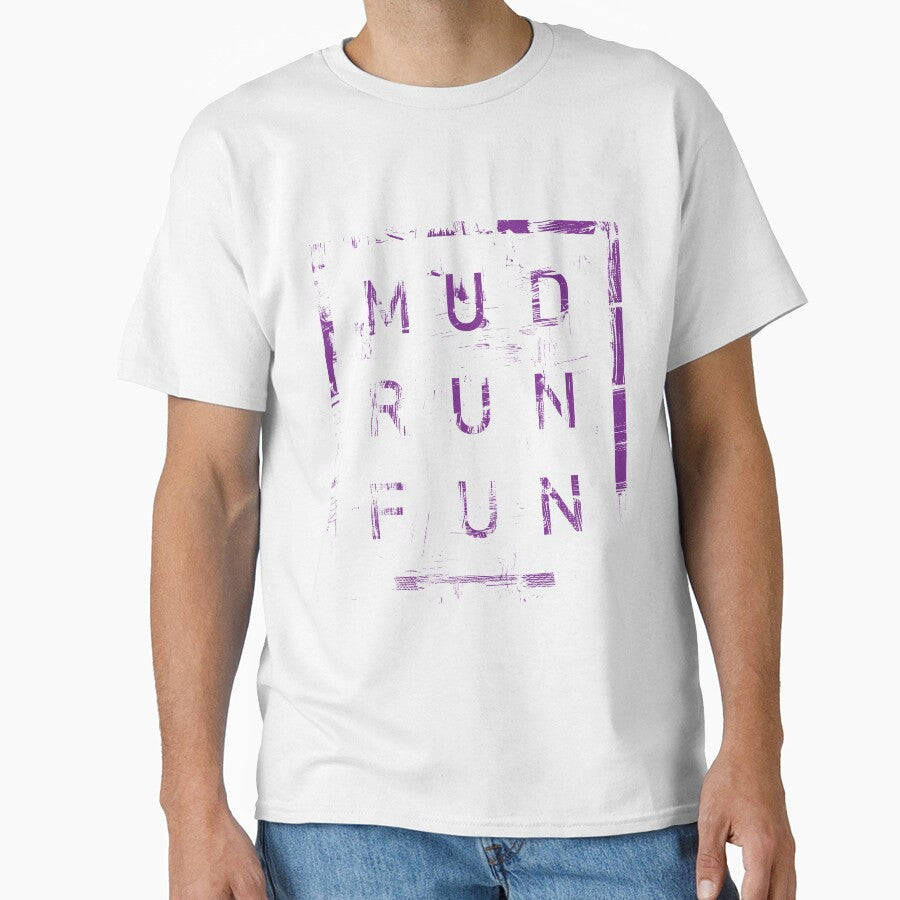 Mud Run Fun Tough Mudder PURPLE Trail Running and Marathon by BOBSMITHHHHH