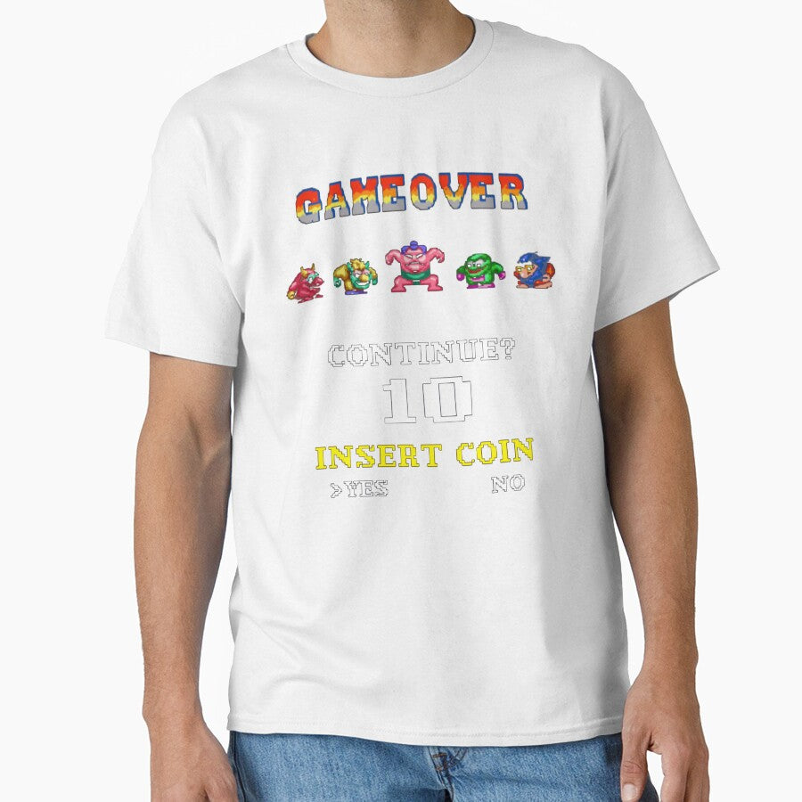 Vintage Retro Gaming - Game over Insert Coin Continue? by VZCreativeLab