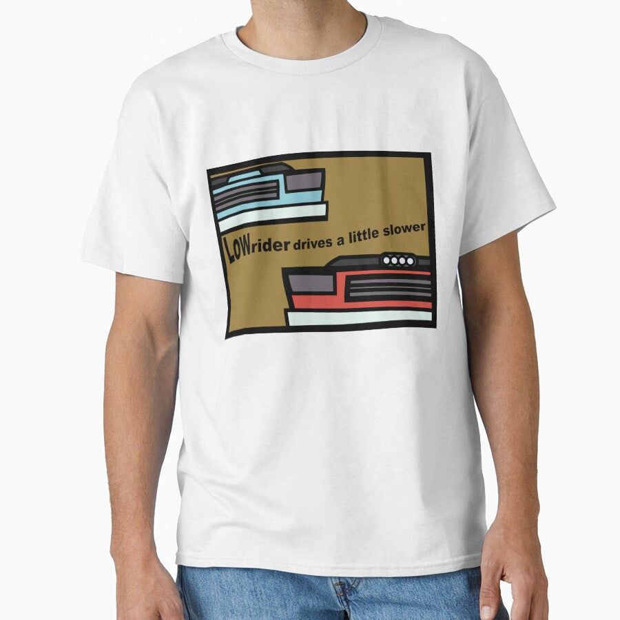 Low rider retro motoring design based on a favourite 70's record by Mike Ryan