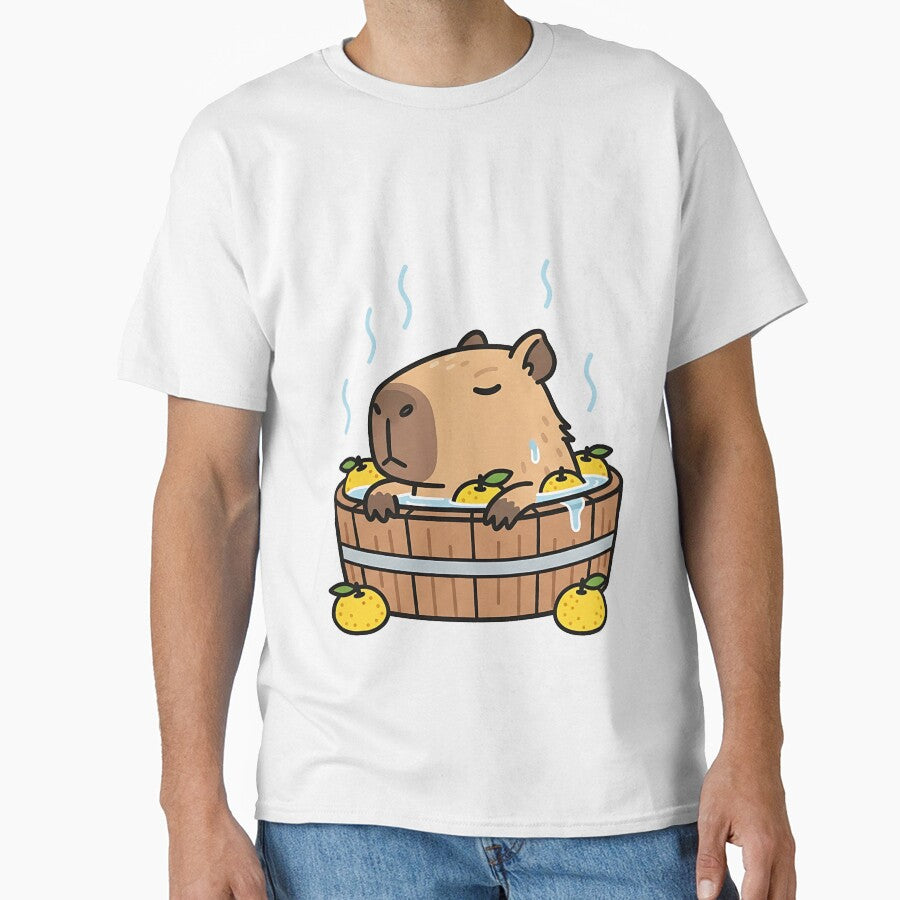 Zen Capybara in Yuzu Onsen | Chilling Capybara by Oni & Ocha