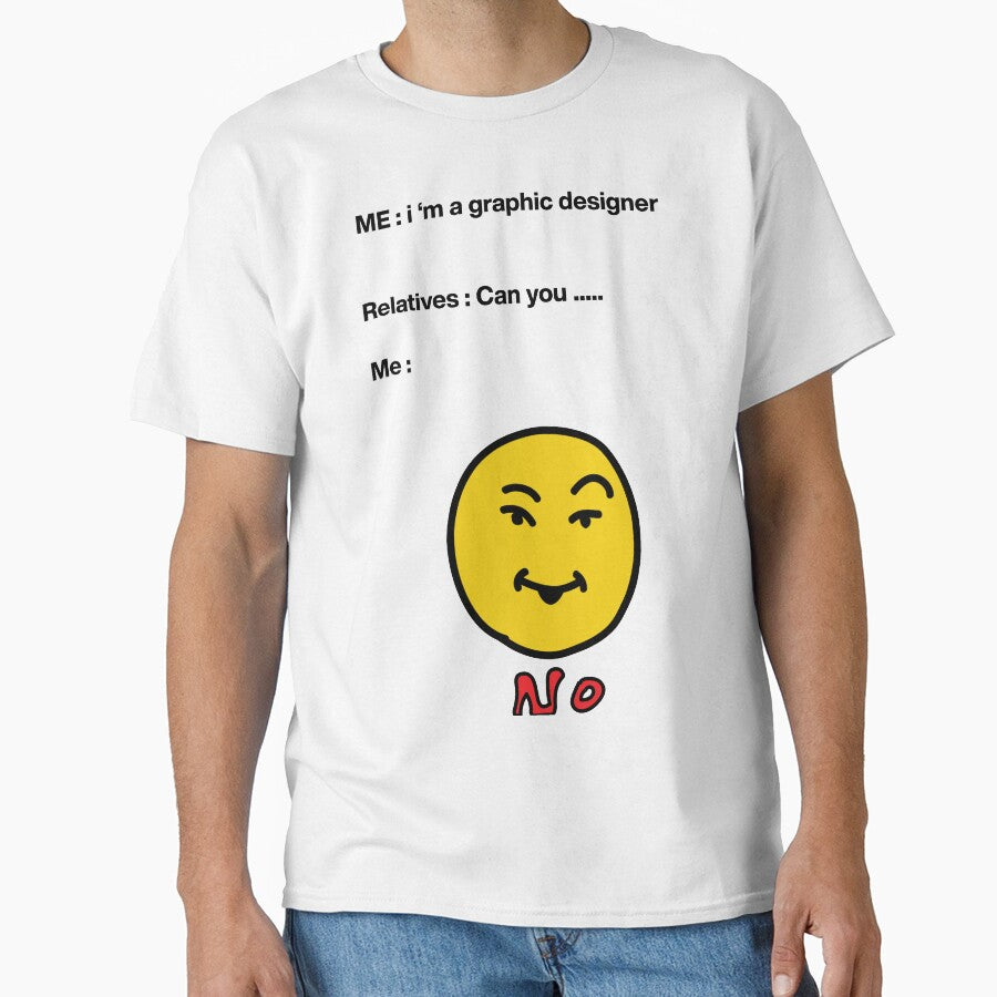 graphic designer meme t-shirt by KARTICK DUTTA