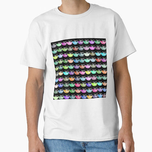 Abstract line art, geometric shapes,  polygon and circles lineart collection  (colored) #64 by Henri Le Vatius