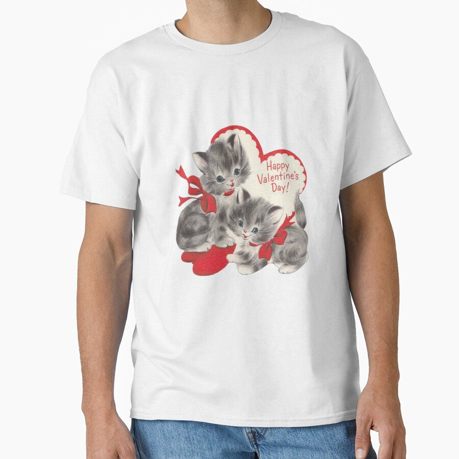 Vintage Valentine's day cats by Pixiedrop
