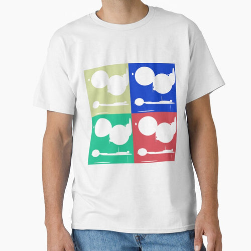 Abstract line art, geometric shapes,  polygon and circles lineart collection  (colored) #67 by Henri Le Vatius