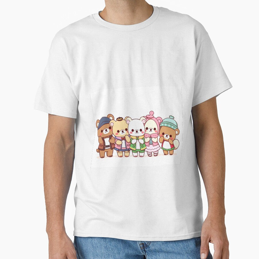 Fem Bears in the Color – Retro Art Print by Earth Nature Creations