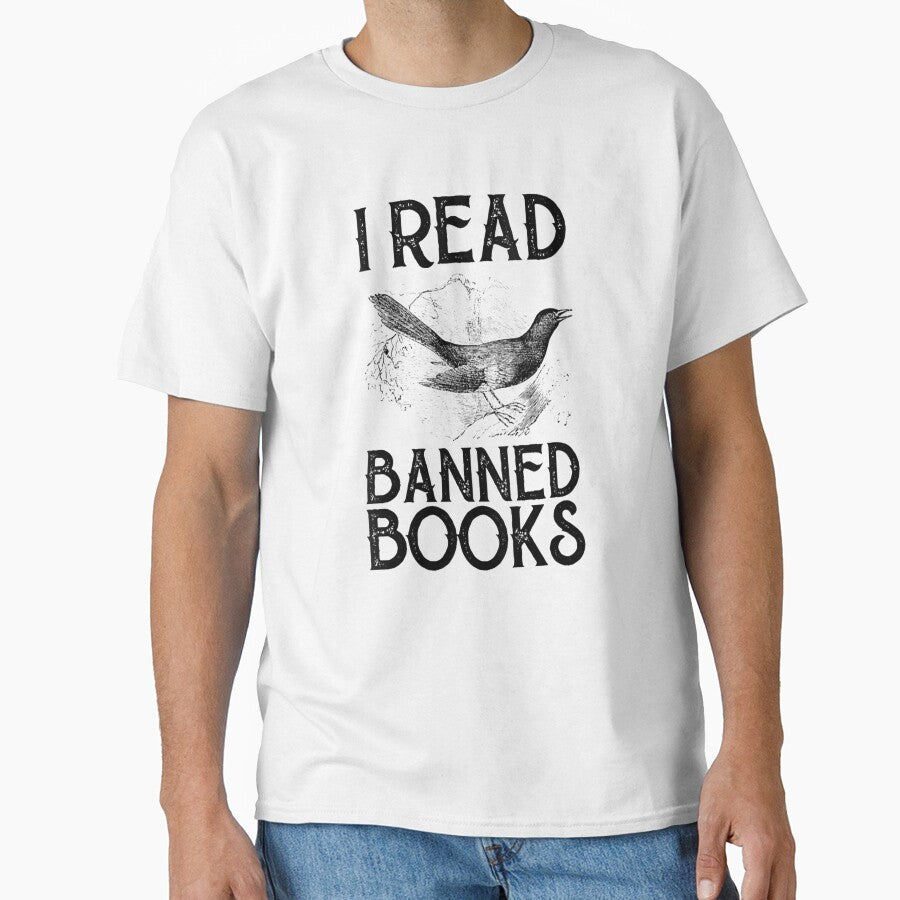 Womens Vintage I Read Banned Books Funny Book Lovers_ Appare (1) by MagicMealing