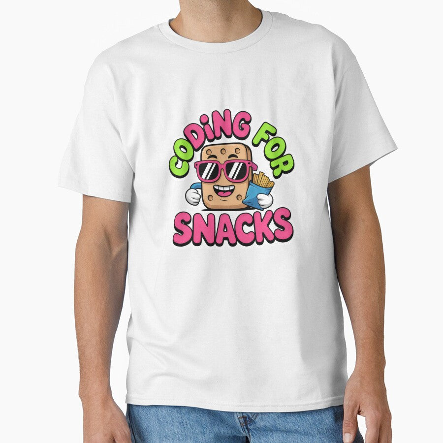 Coding For Snacks Funny Programmer Humor by SplashTastic
