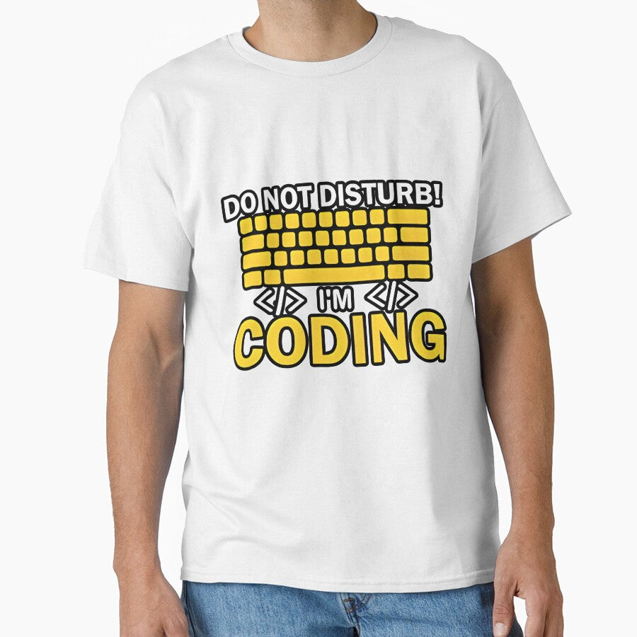 Do Not Disturb I am Coding Warning For Programmers by Zenith Design