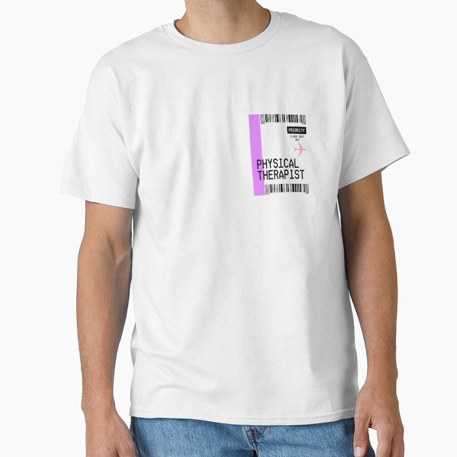 PLANE TICKET POCKET DESIGN PHYSICAL THERAPIST by aydapadi
