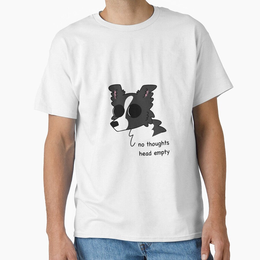 No Thoughts Head Empty Border Collie by T-Forty