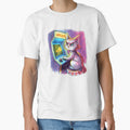 Retro Arcade Gamer Cat | Neon Sketch Style Illustration by SoulenCify