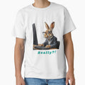 Reallly?! a Geek Bunny gift, for the animal lover and computer geek by PiperParrot