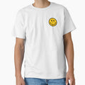 Happy Smile Face Classic Yellow Sticker by Katie  Regan
