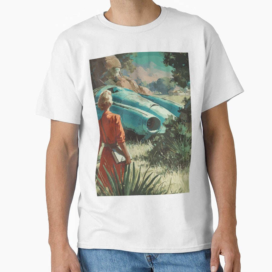 Discovery in the Desert - 50s Retrofuturism by bapupa